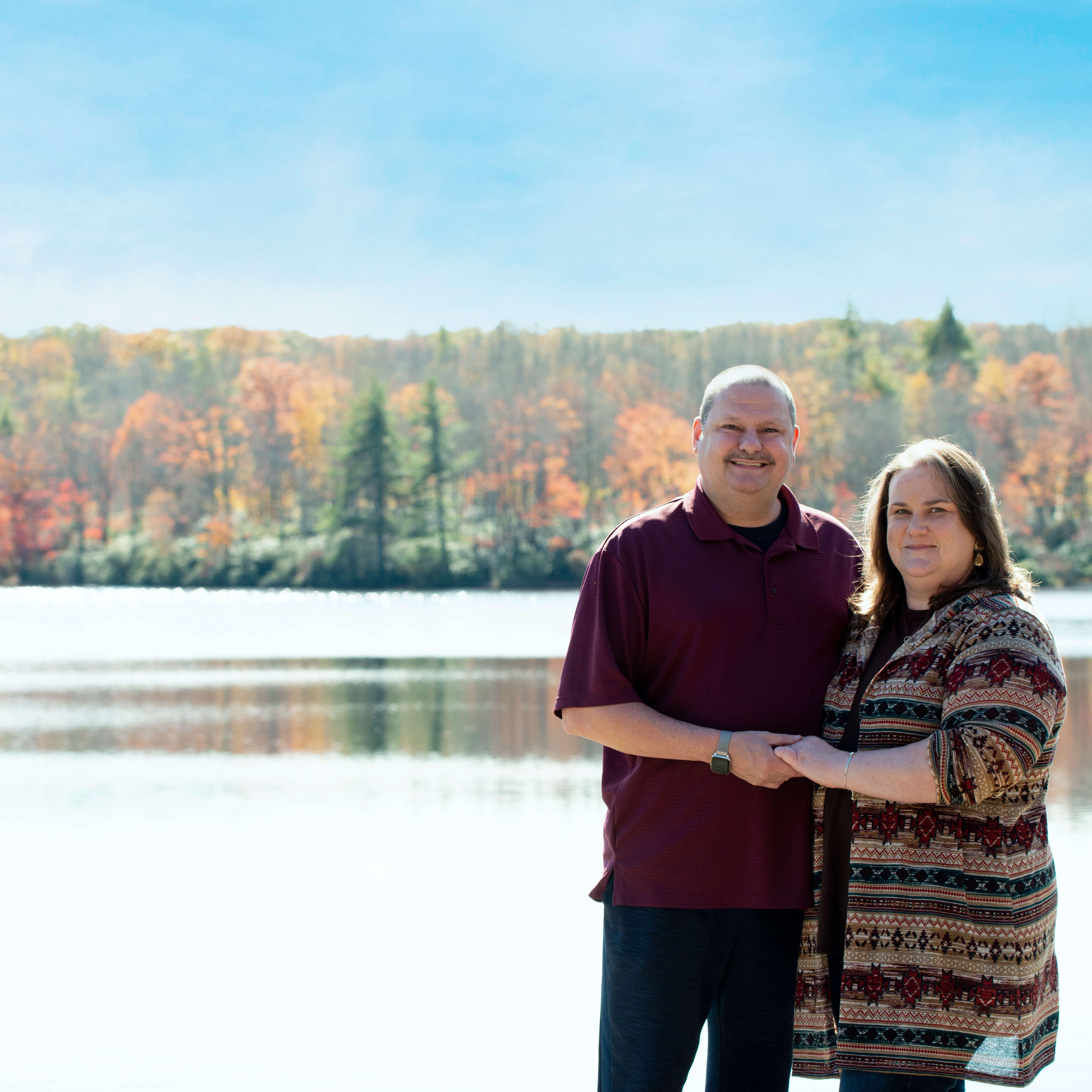 Engagement Pics on Blue Ridge Parkway -- Lake Price