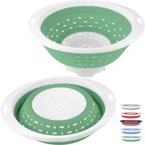 Collapsible Strainer, 5 Quart, Green
