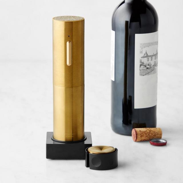 Williams Sonoma Heritage Electric Corkscrew, Brass