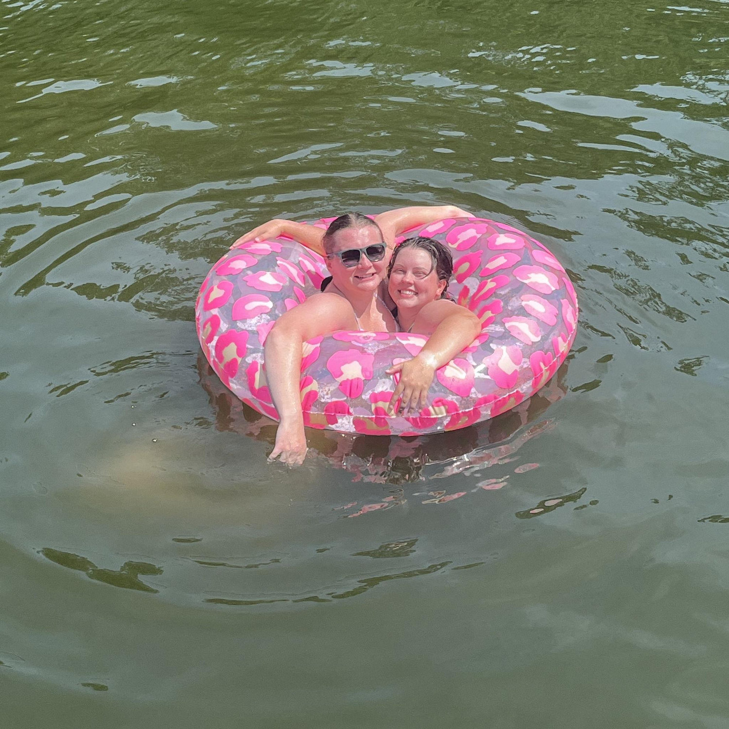 July 2025: We took a trip with Megan's family to Lake of the Ozarks! We spent as much time in the water as possible and loved playing card games each night!