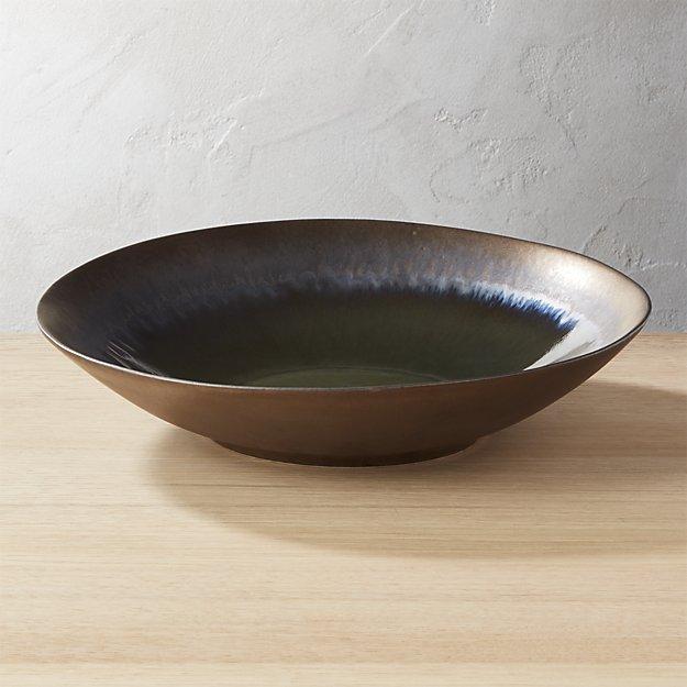 Melt Large Reactive Bronze Bowl