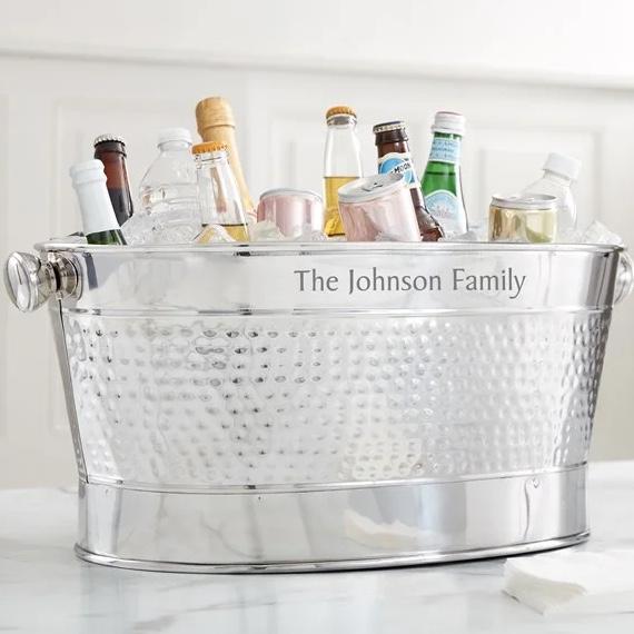 Hampton Collection Personalized Party Tub