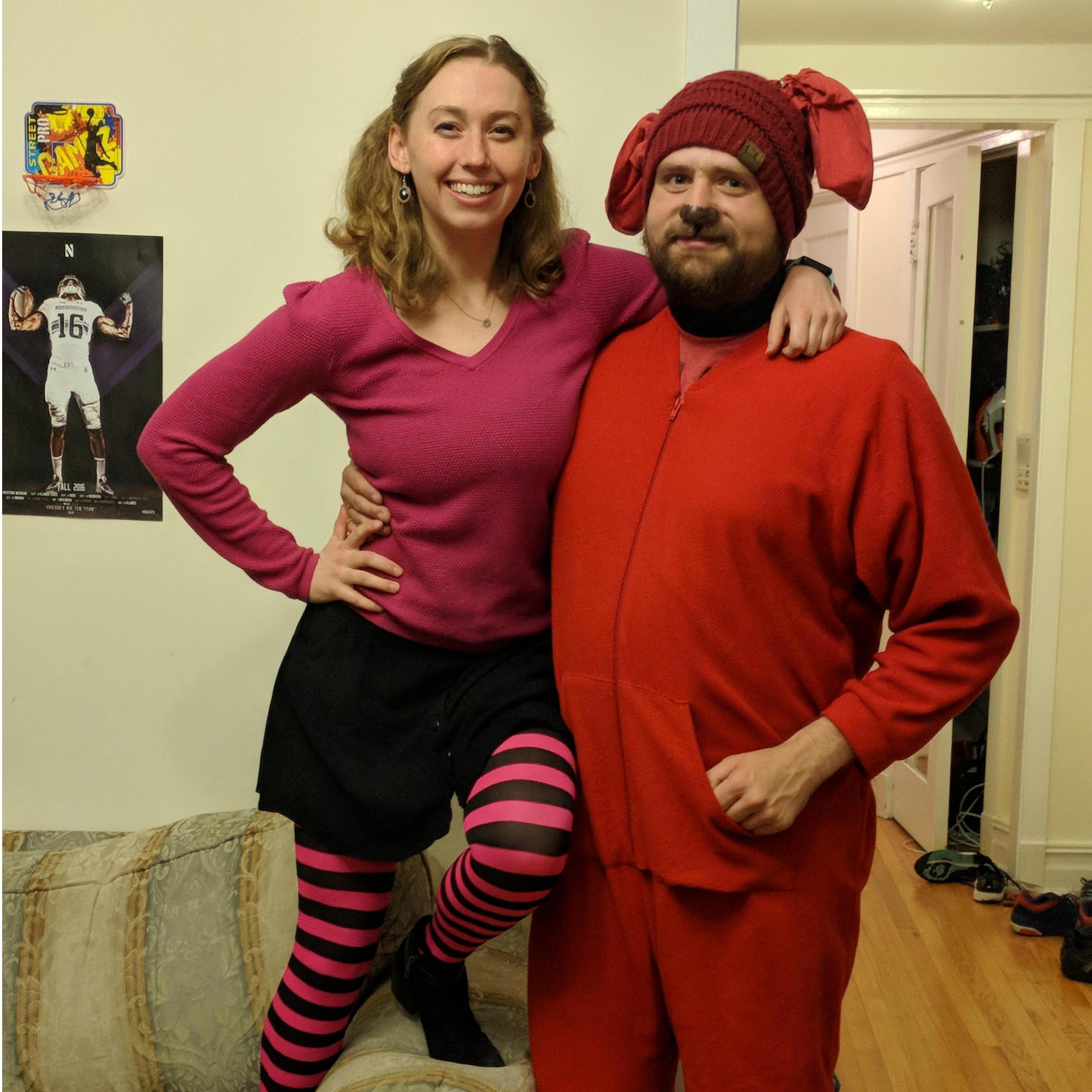 First coordinated Halloween costume, and the start of getting VERY into Halloween as a couple
