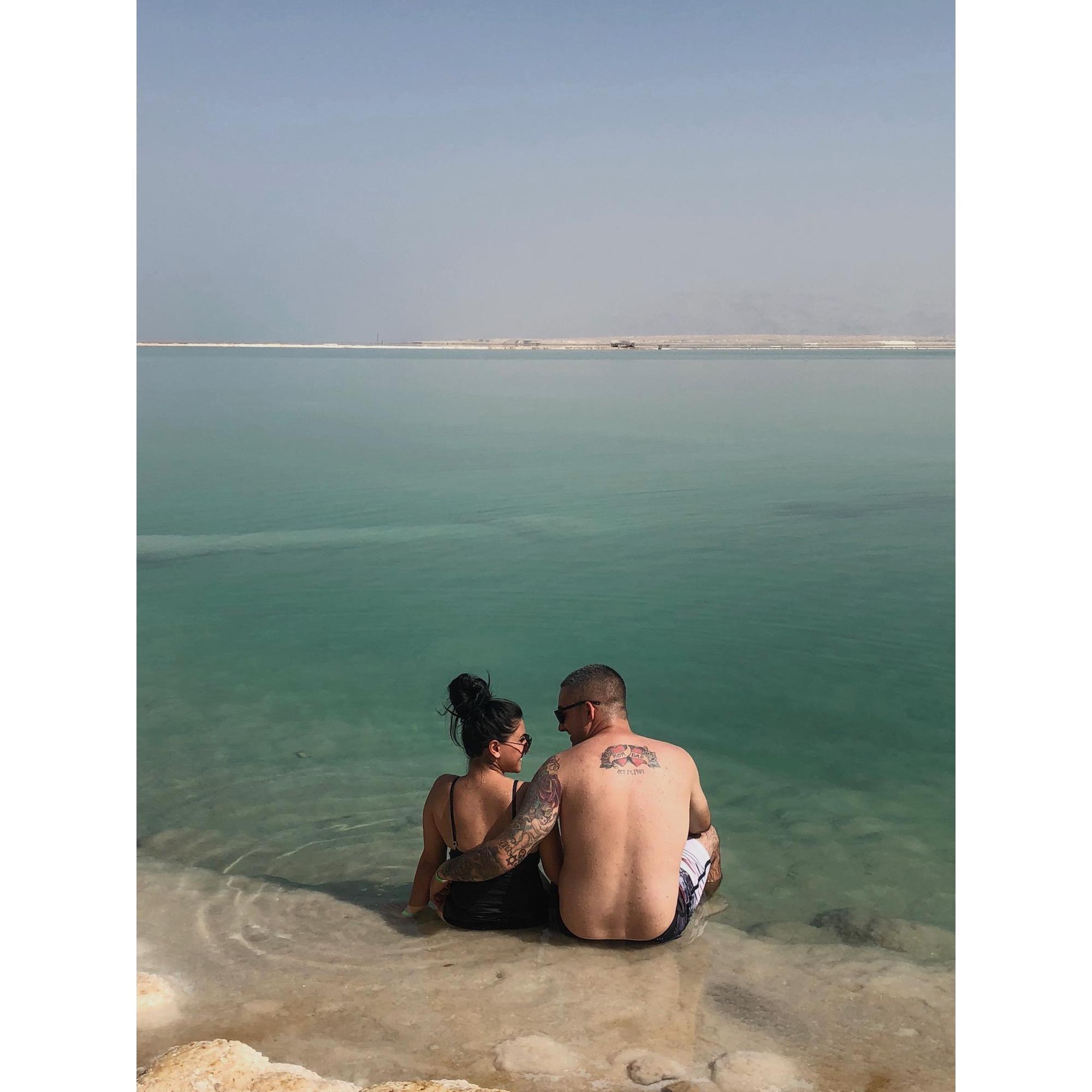 Bringing life with love in the Dead Sea- Israel.