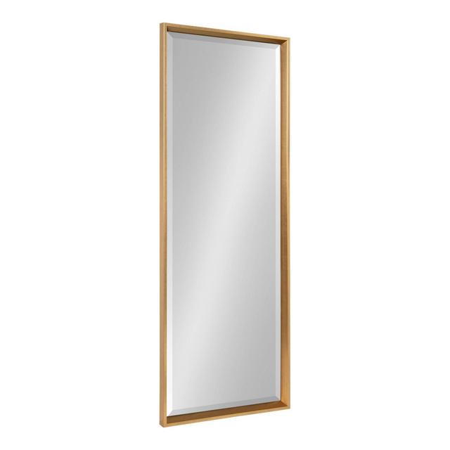 17.5" x 49.5" Calter Full Length Wall Mirror Gold - Kate and Laurel