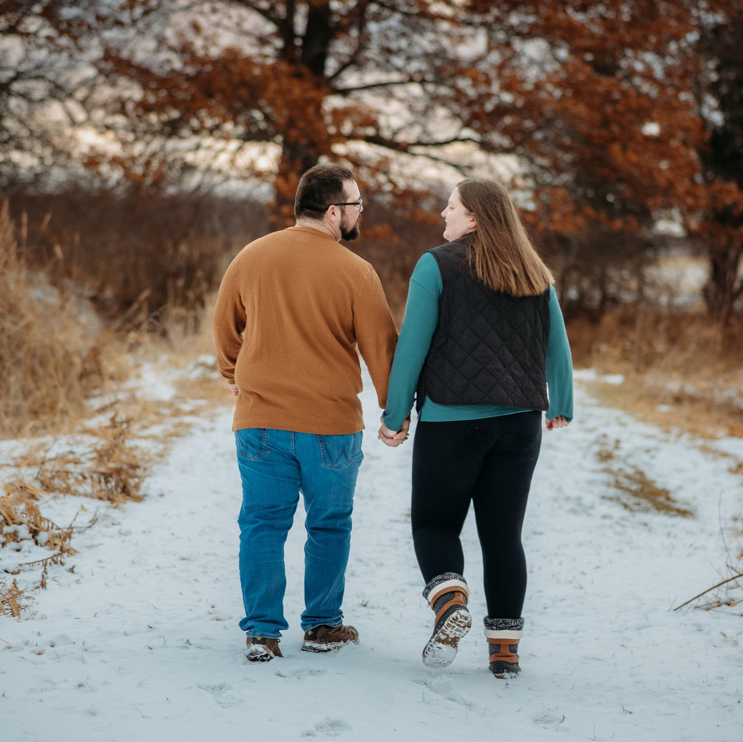 January 2026 (Dating 1 yr, 3 months)- We celebrated one-year-to-the-big-day by having our engagment photos taken!