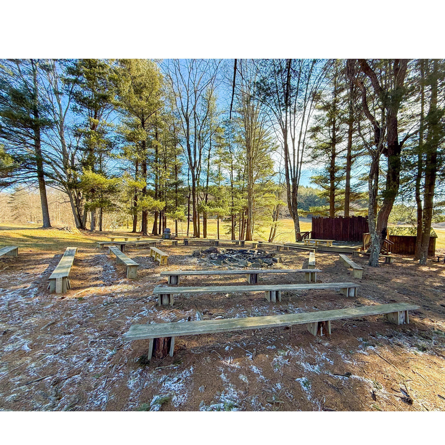 Friendship Fire Circle: large bonfire circle.