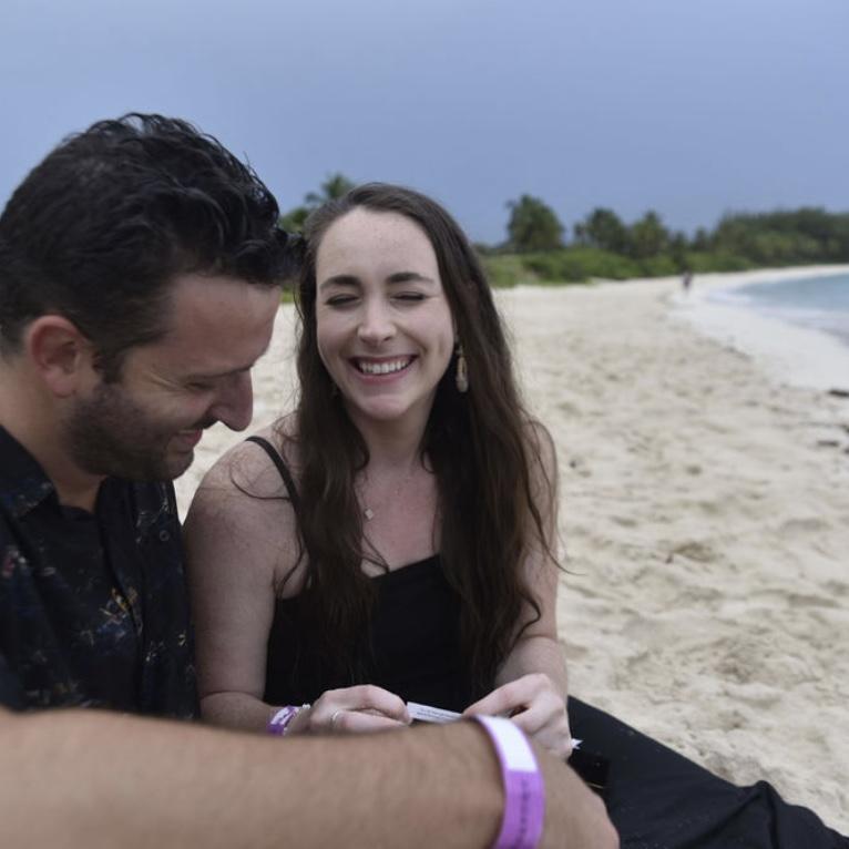 We went through a special jar filled with memories from our year of dating