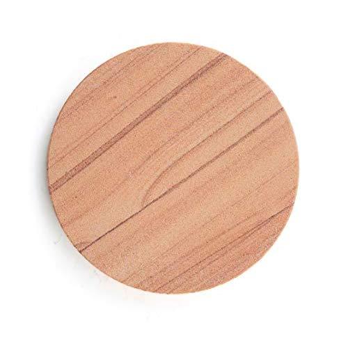 Thirstystone Cinnabar Brand, Multicolor All Natural Sandstone-Durable Stone with Varying Patterns, Every Coaster Is An Original, 4 inch round