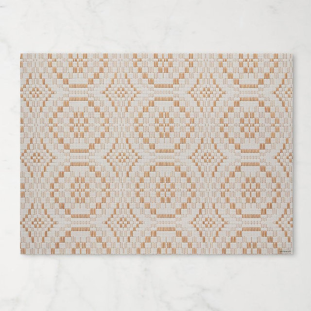 Chilewich Easy Care Overshot Placemat, Butterscotch