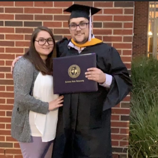 Clayton graduated with his Masters