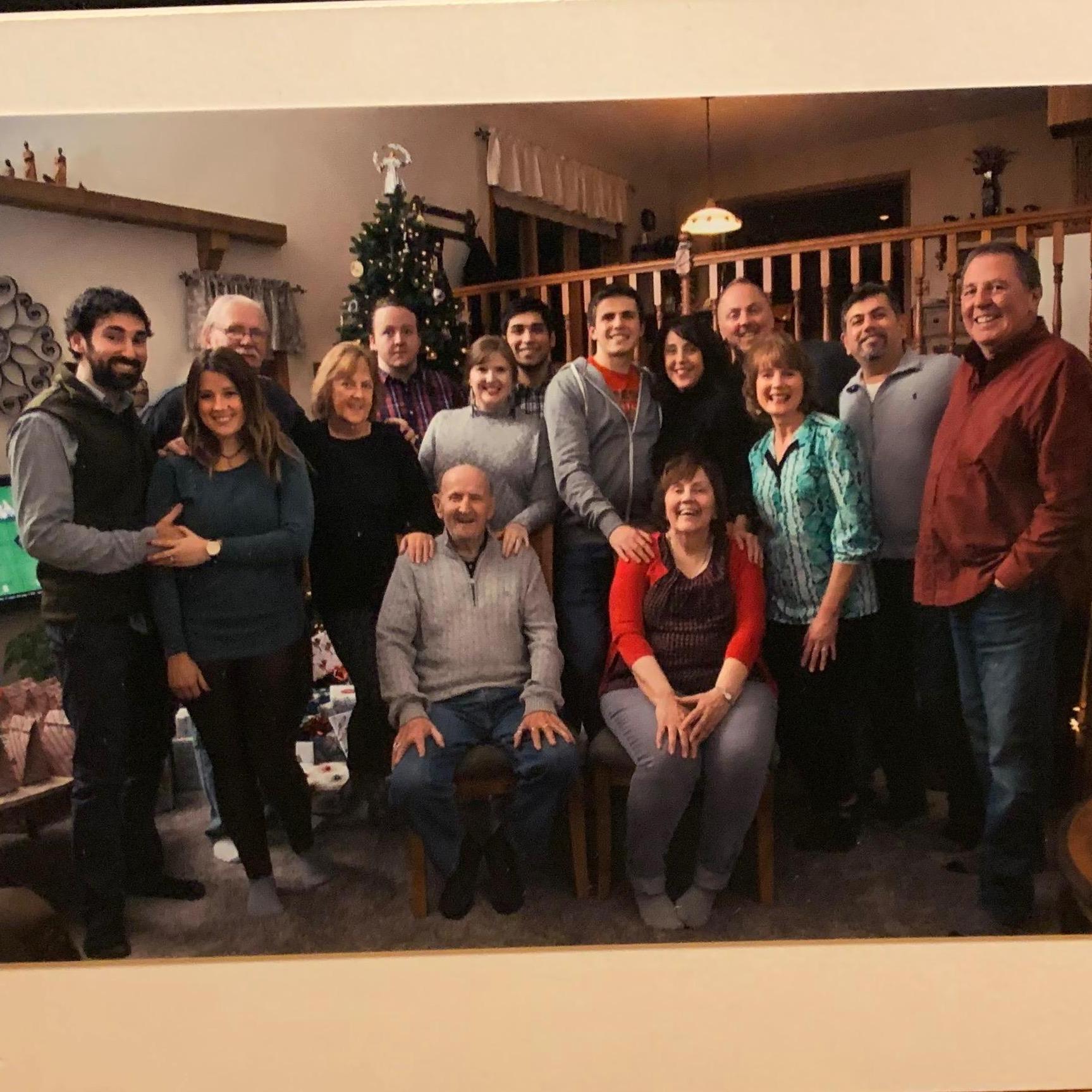 We love our family! This is Sasha's immediate family.