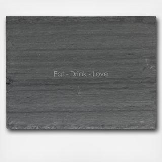Charcoal Slate Cheese Server - Personalized