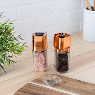 Metallic Spice Mill, Set of 2