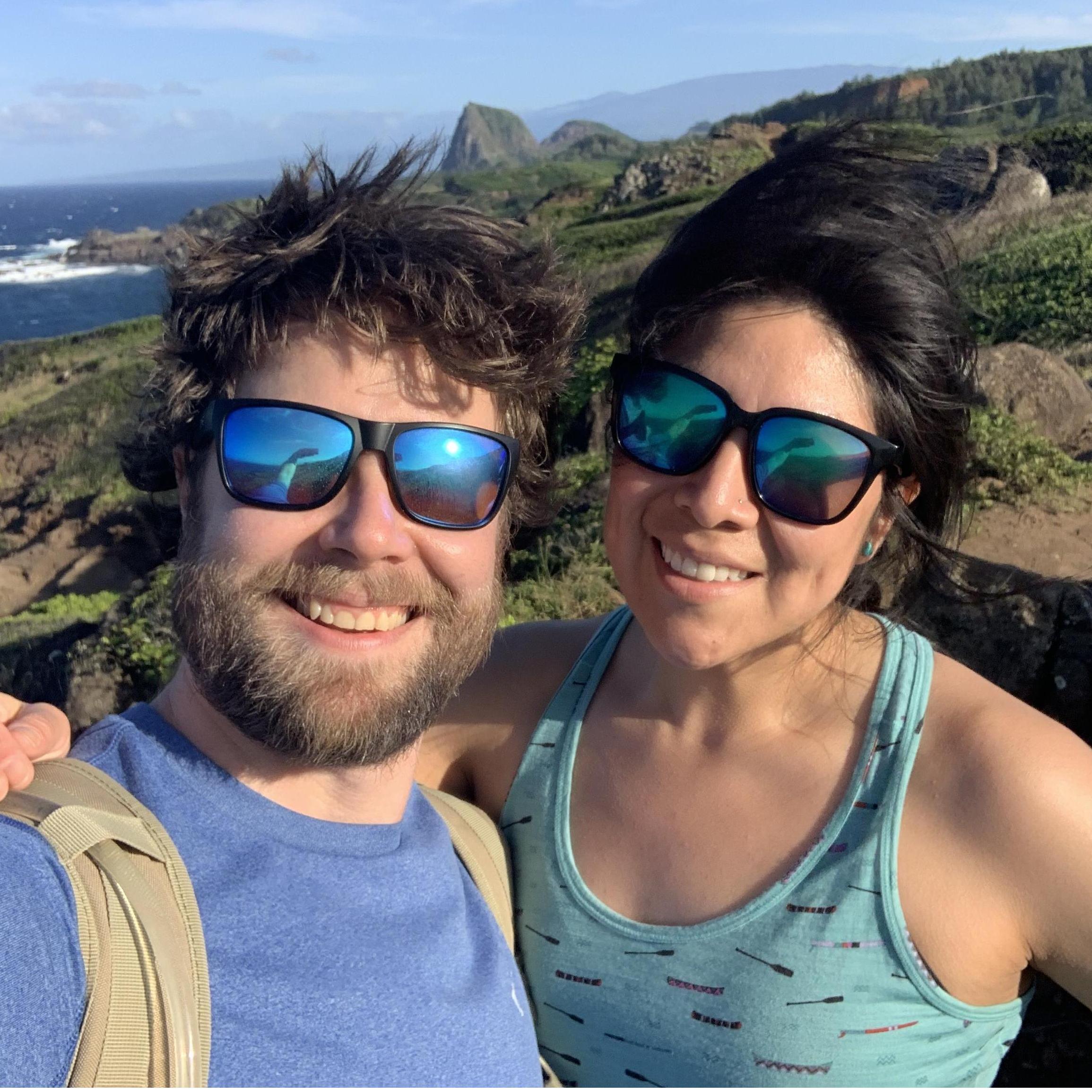 From our most recent trip to Maui. We almost blew away exploring the O'hai trail!