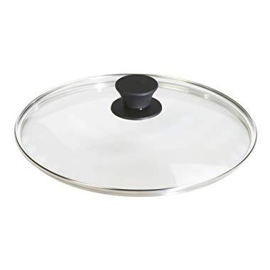 Lodge Tempered Glass Lid (10.25 Inch) – Fits Lodge 10.25 Inch Cast Iron Skillets and 5 Quart Dutch Ovens
