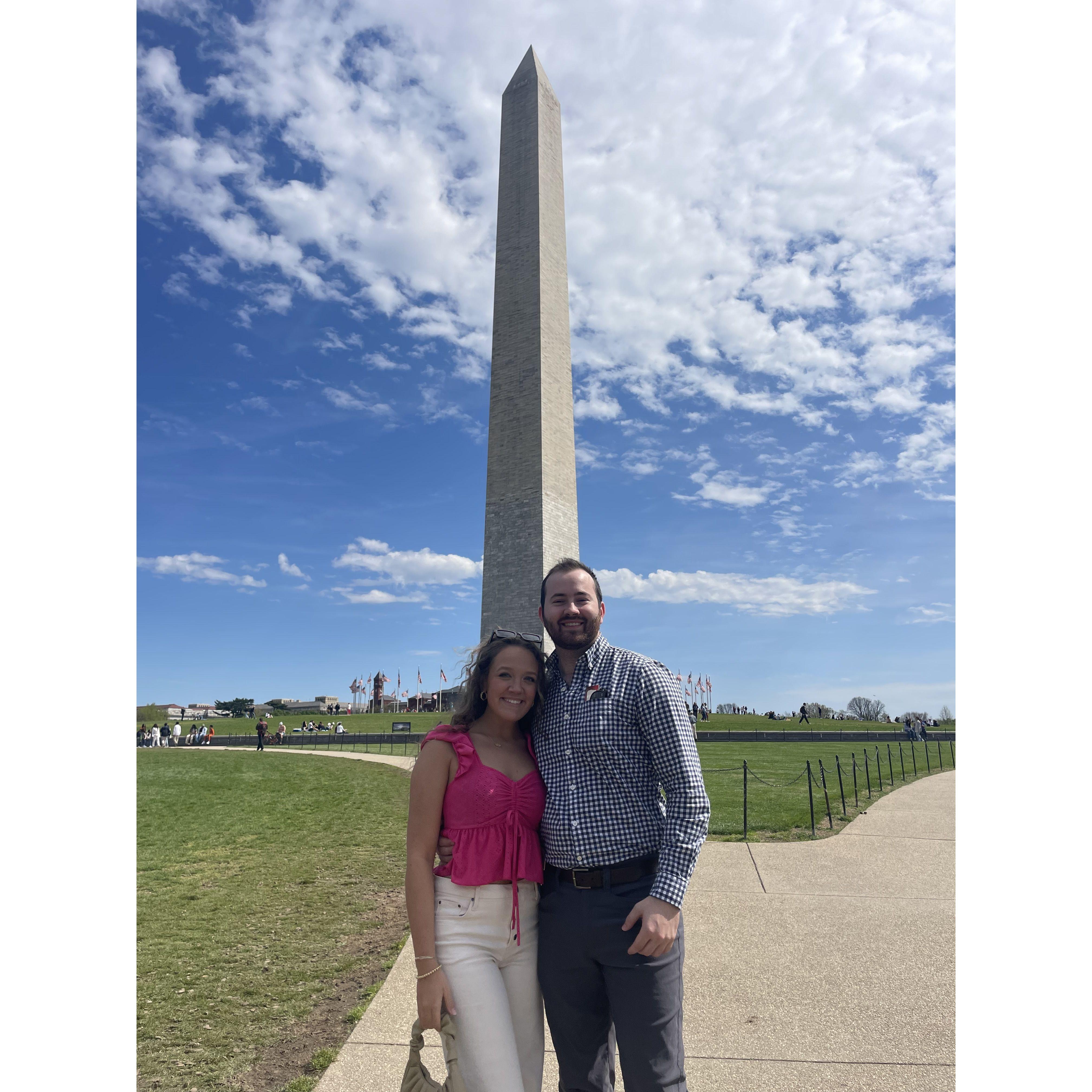 We love to travel! Up next are a few places we've been together so far. First up, Washington DC!