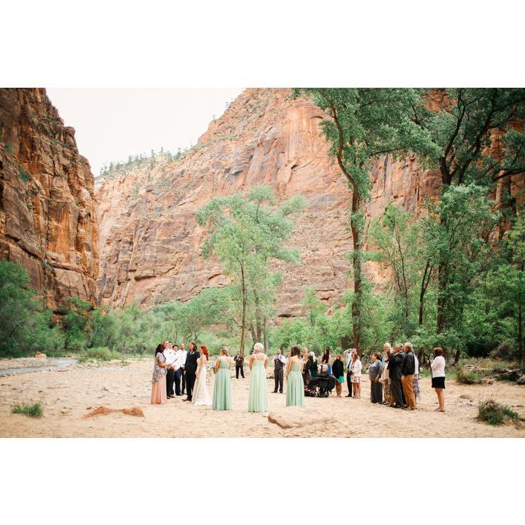 Glimpse of another similar Wedding at the Temple of Sinawava