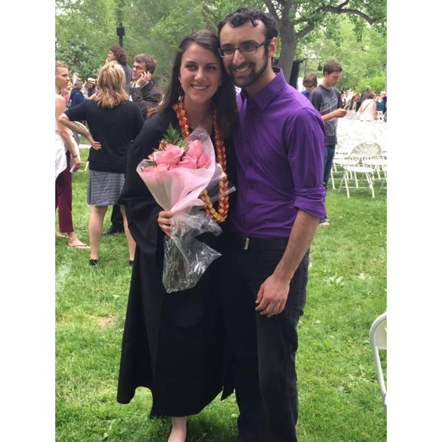 Izzy's graduation from Oberlin in 2015