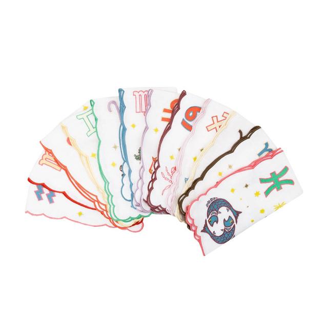 Zodiac napkins, set of 12