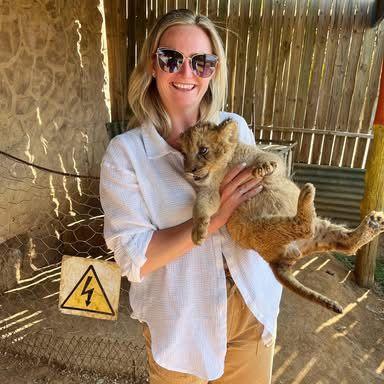 My first time in SA and holding a lion cub. 2022