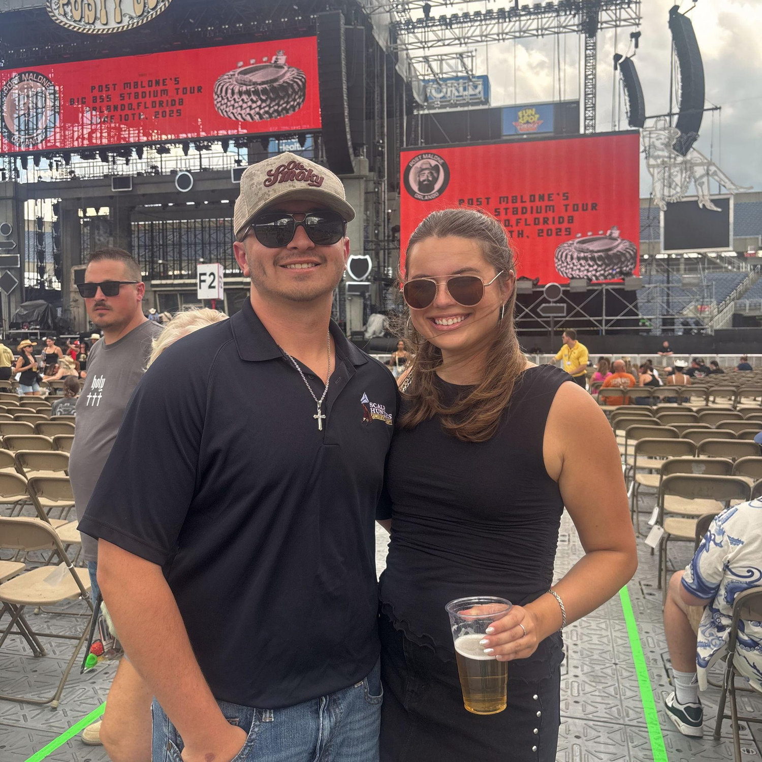 Post Malone Concert, came for the opener, the opener got rained out :)