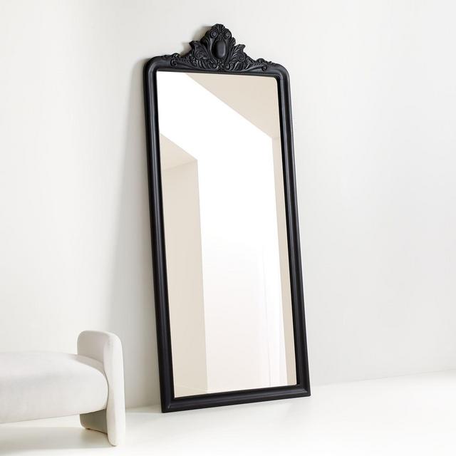 Levon Carved Wood Floor Mirror