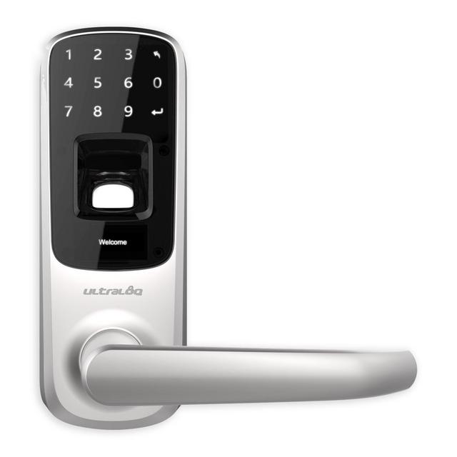 Ultraloq® Bluetooth Fingerprint Smart Lock in Satin Nickel