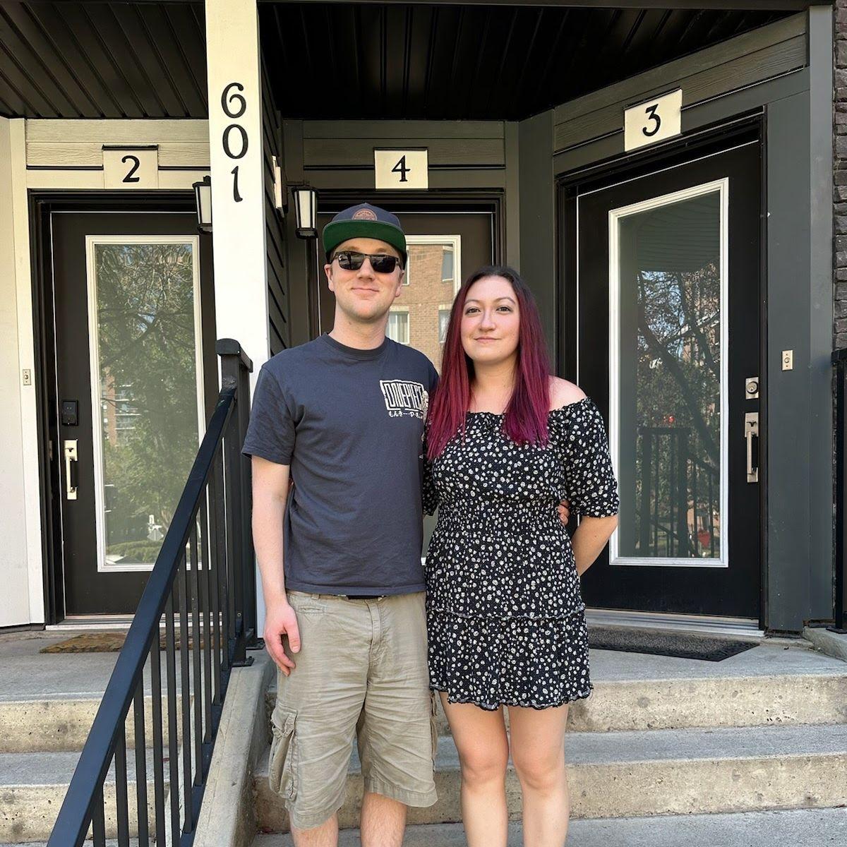 Possession day after we bought our Townhouse!
