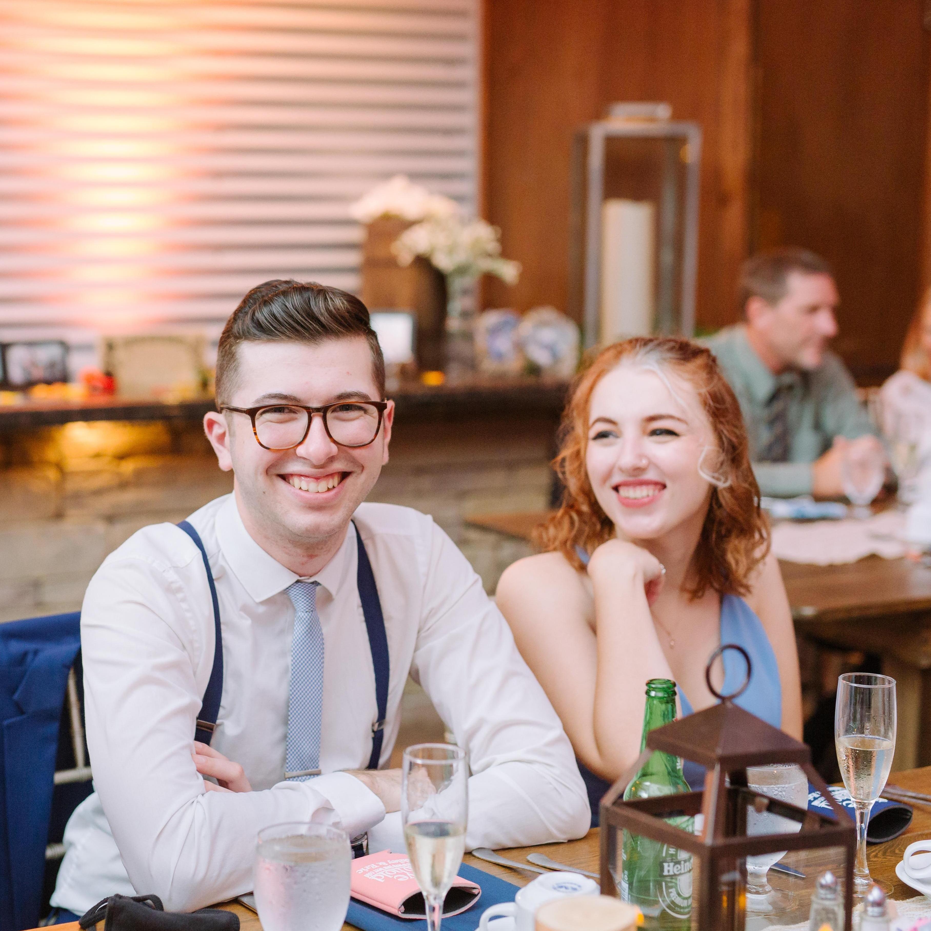 At Ashley & Eric Tassinaro's wedding, shortly before we started planning our own