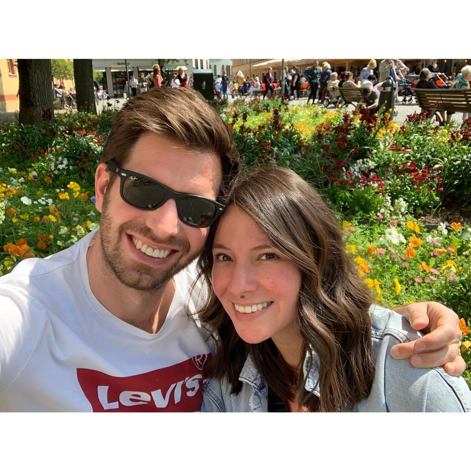 Nos veiamos guapos durante un fin de semana que fuimos a descubrir Weimar