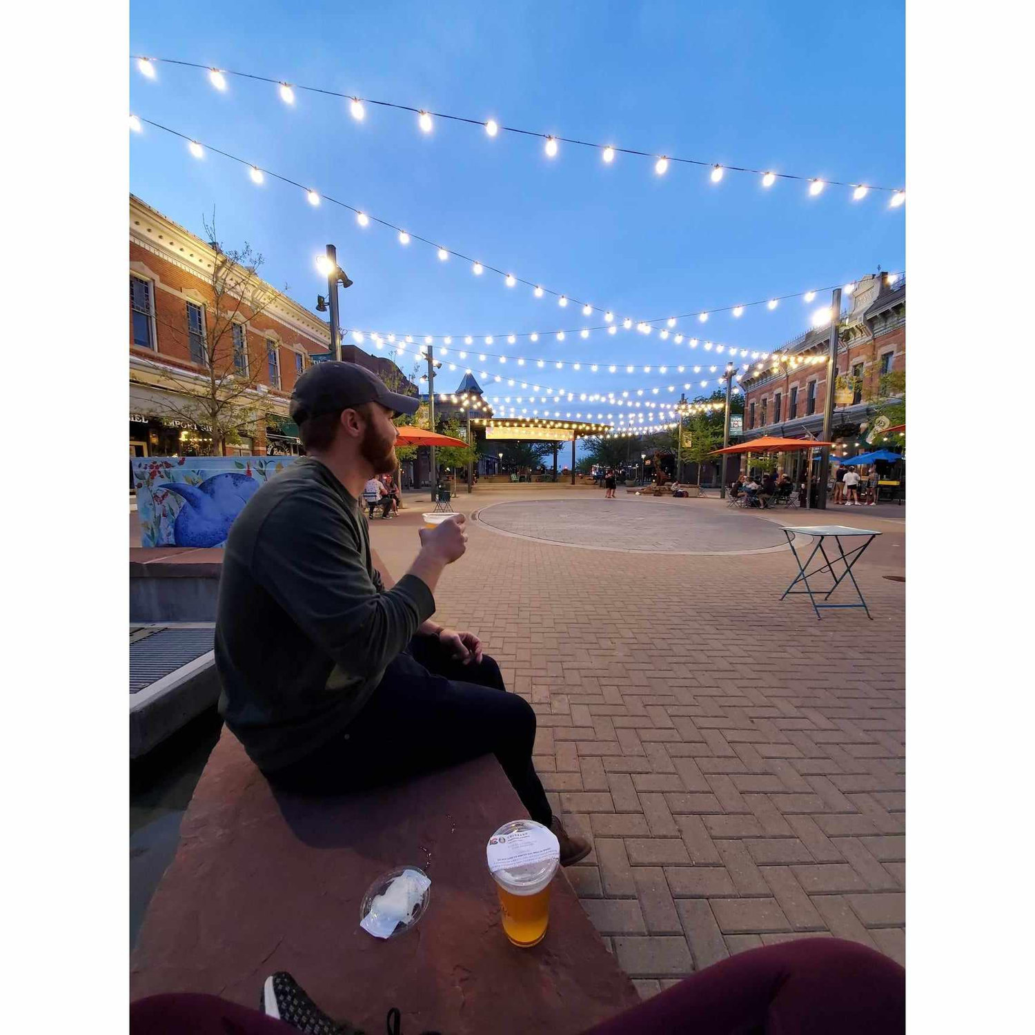 Old Town square during COVID. Usually buzzing with people and it was empty