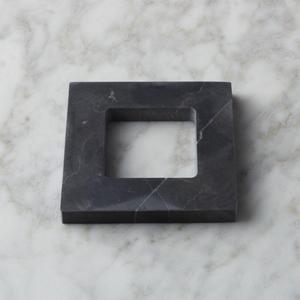 Black Marble Tissue Square