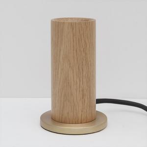 Oak Touch Lamp