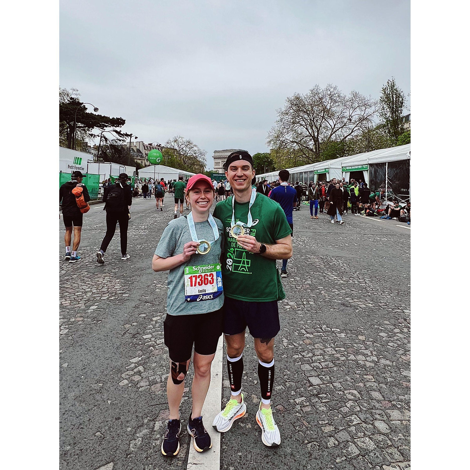 April 2024 — London, Paris, and 26.2 miles - taking our relationship to the next level with some international travel and our first marathon as pace partners!