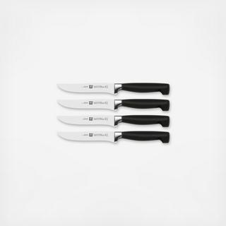 Four Star Steak Knife Set, Set of 4