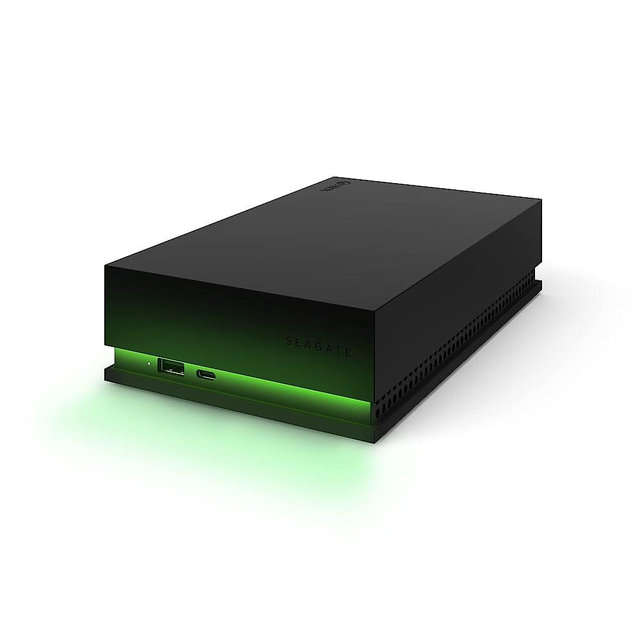 Seagate Game Drive Hub 8TB External Hard Drive Desktop HDD - USB 3.2 Gen 1, Dual USB-C and USB-A ports, Xbox Certified, with Green LED lighting and 3 Year Rescue Services (STKW8000400)