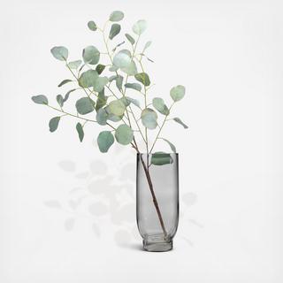 Smoke Glass Decorative Vase