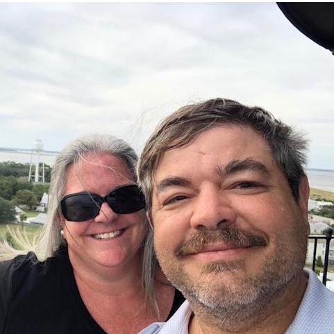 He got me up on top of the lighthouse!