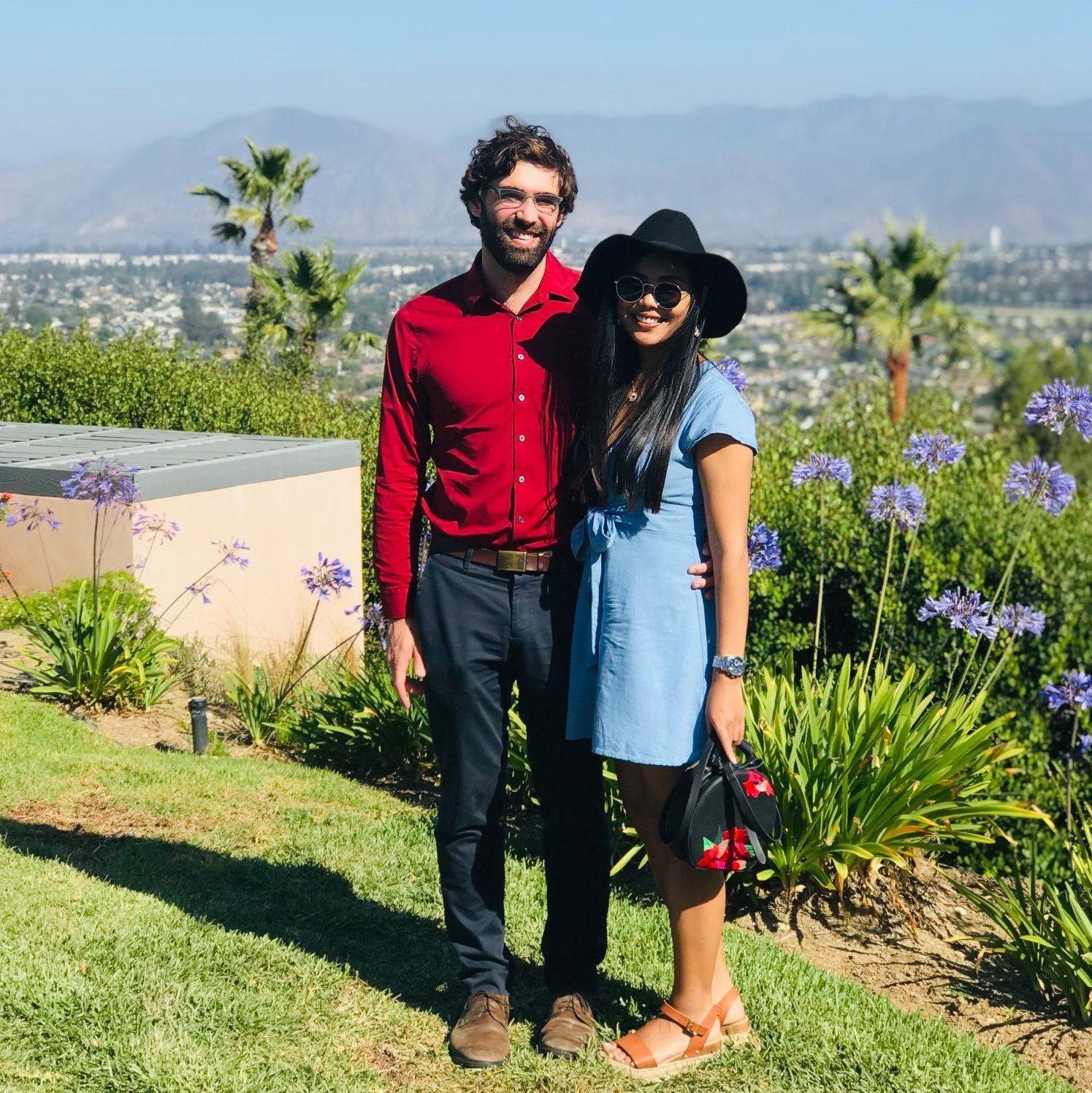 Emily and Stephen's wedding, California 2019.