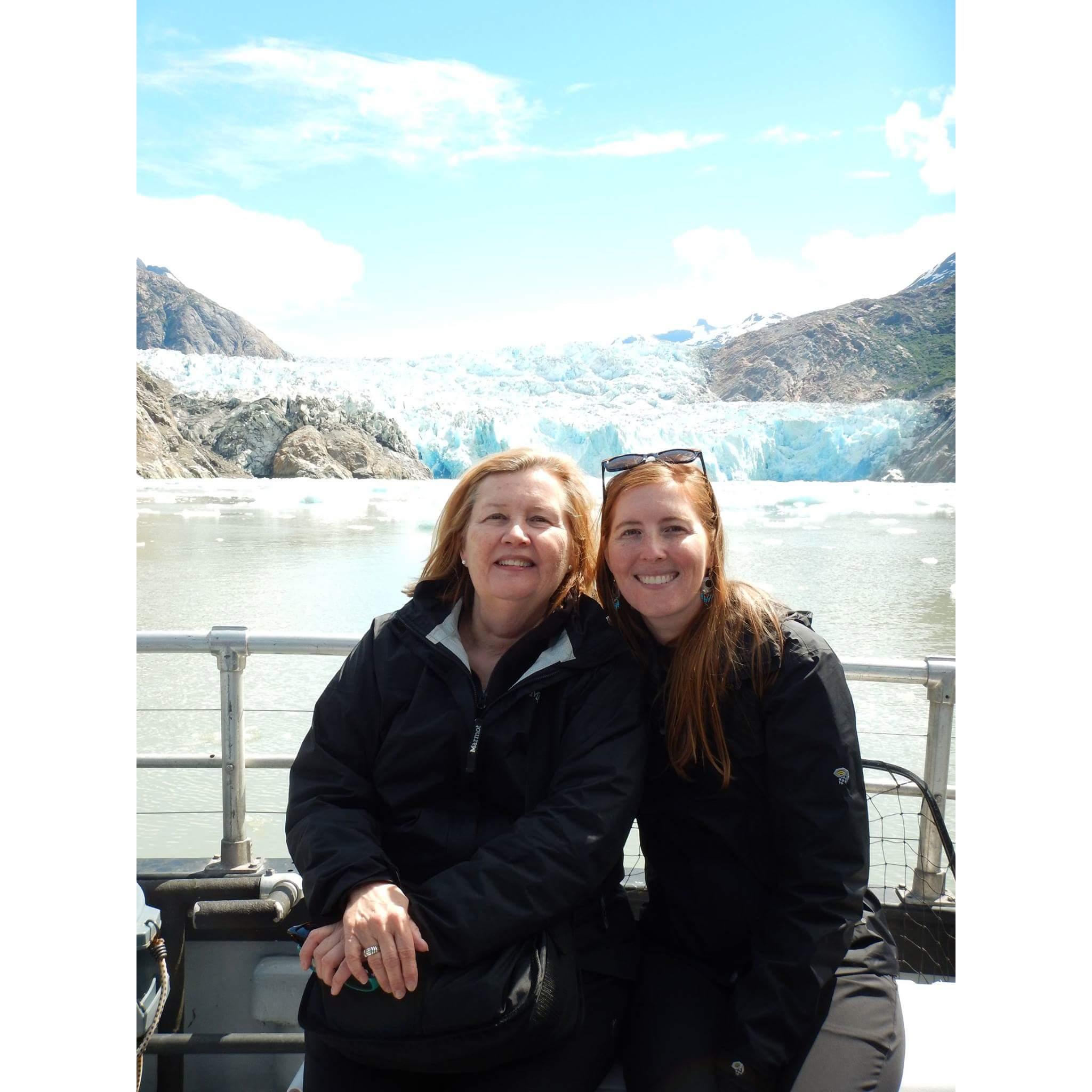 Exploring Alaska with my mom