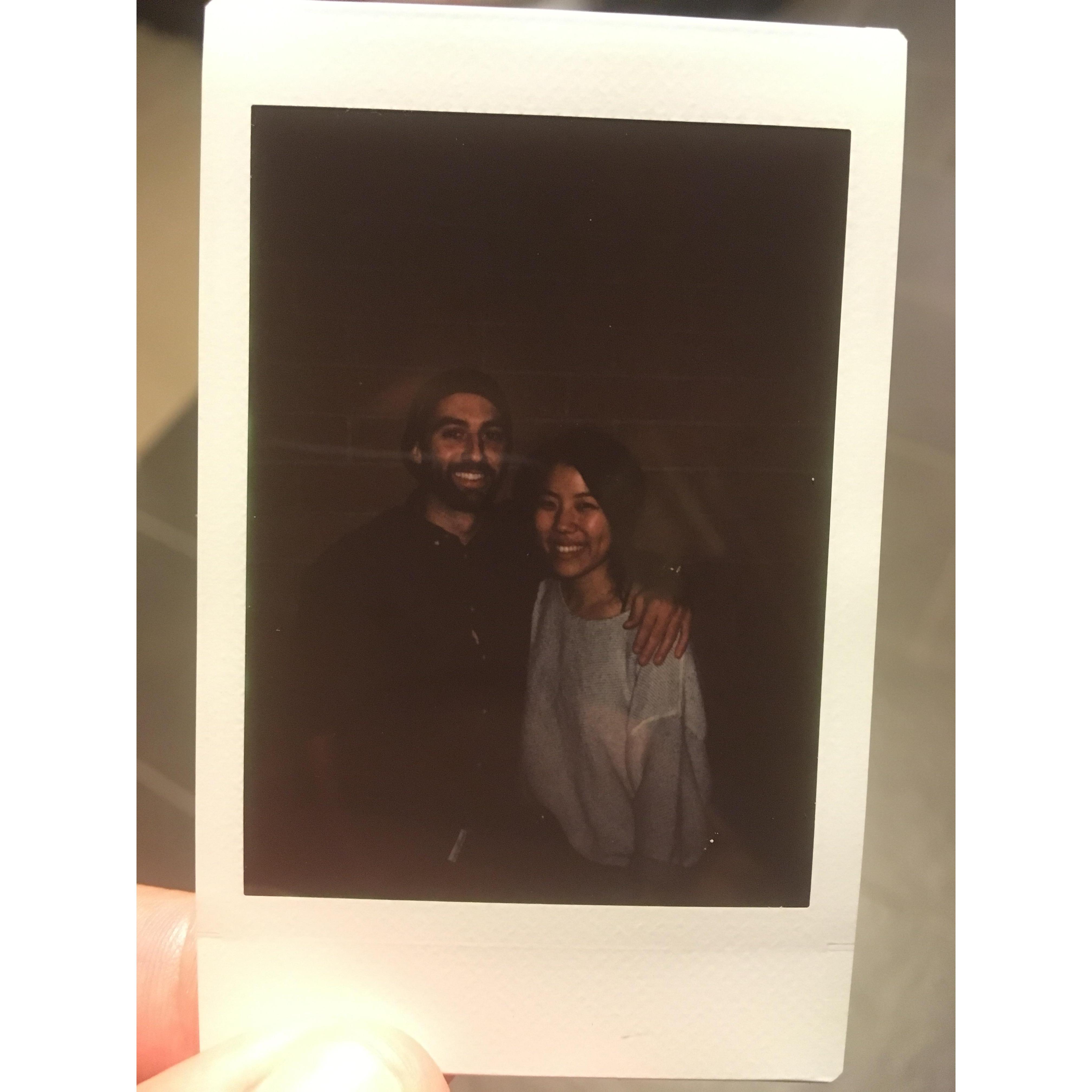 We almost became that couple that takes polaroids everywhere. Almost.