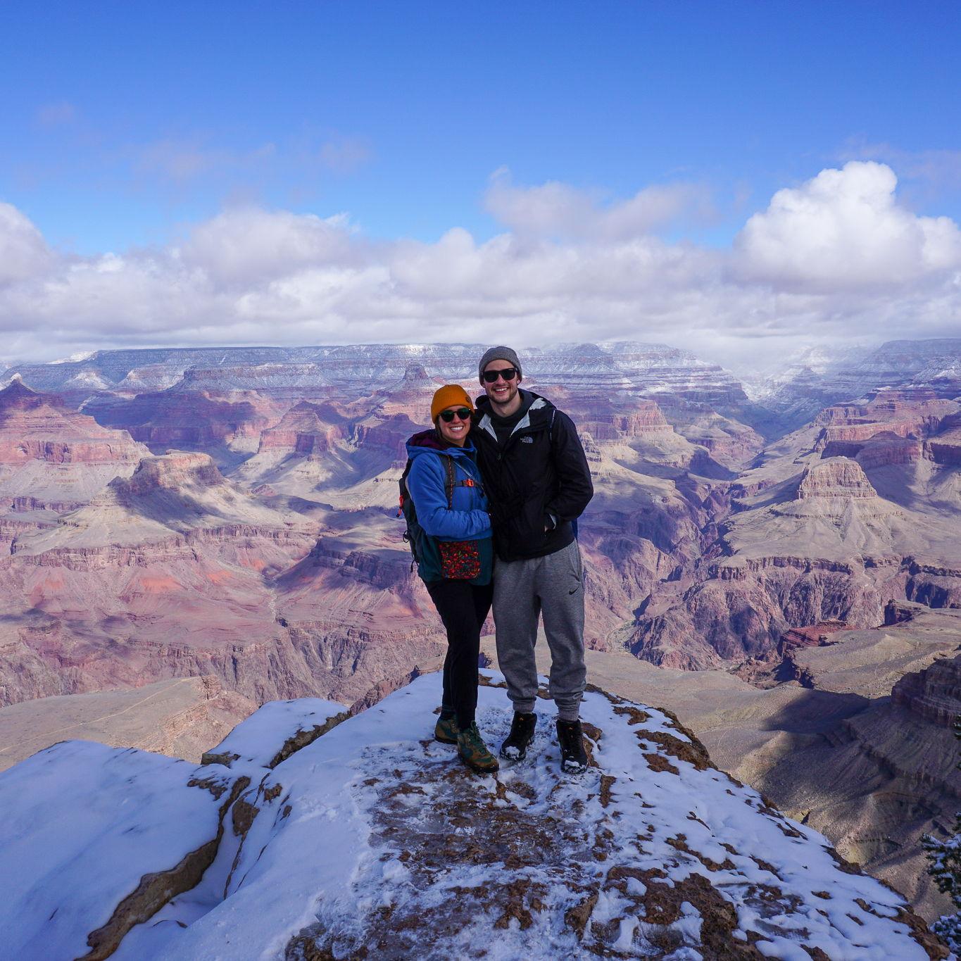 Before hiking down into the Grand Canyon (pre-shin splints)