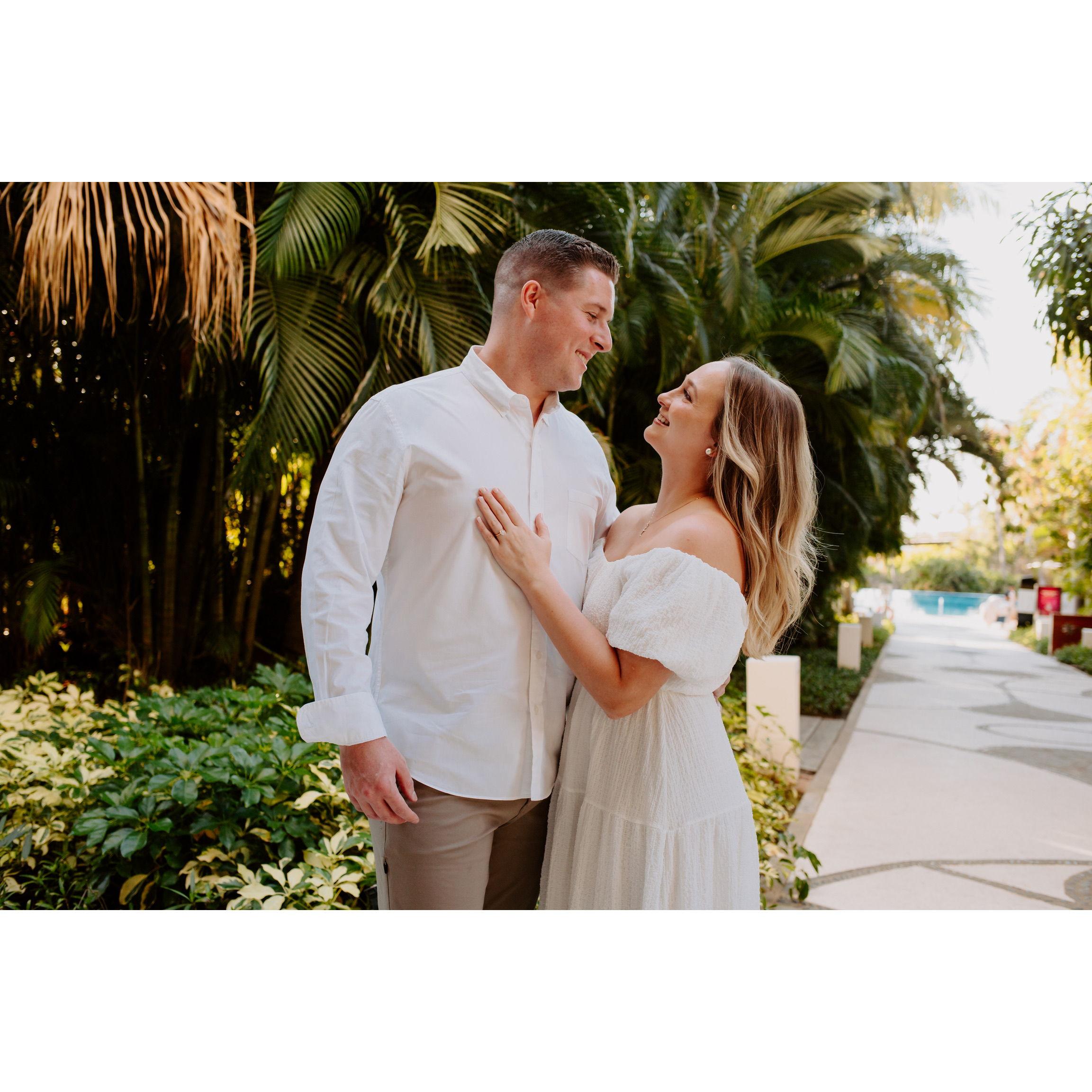 Celebrating our recent engagement with a special photo session arranged by our family in Puerto Vallarta, Mexico!