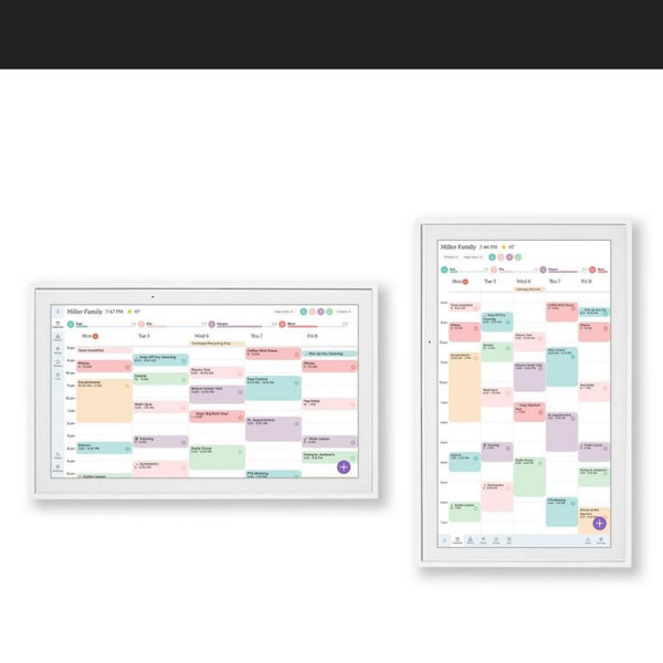 Skylight 15" Touchscreen Smart Calendar - White: Wi-Fi Enabled Digital Family Hub