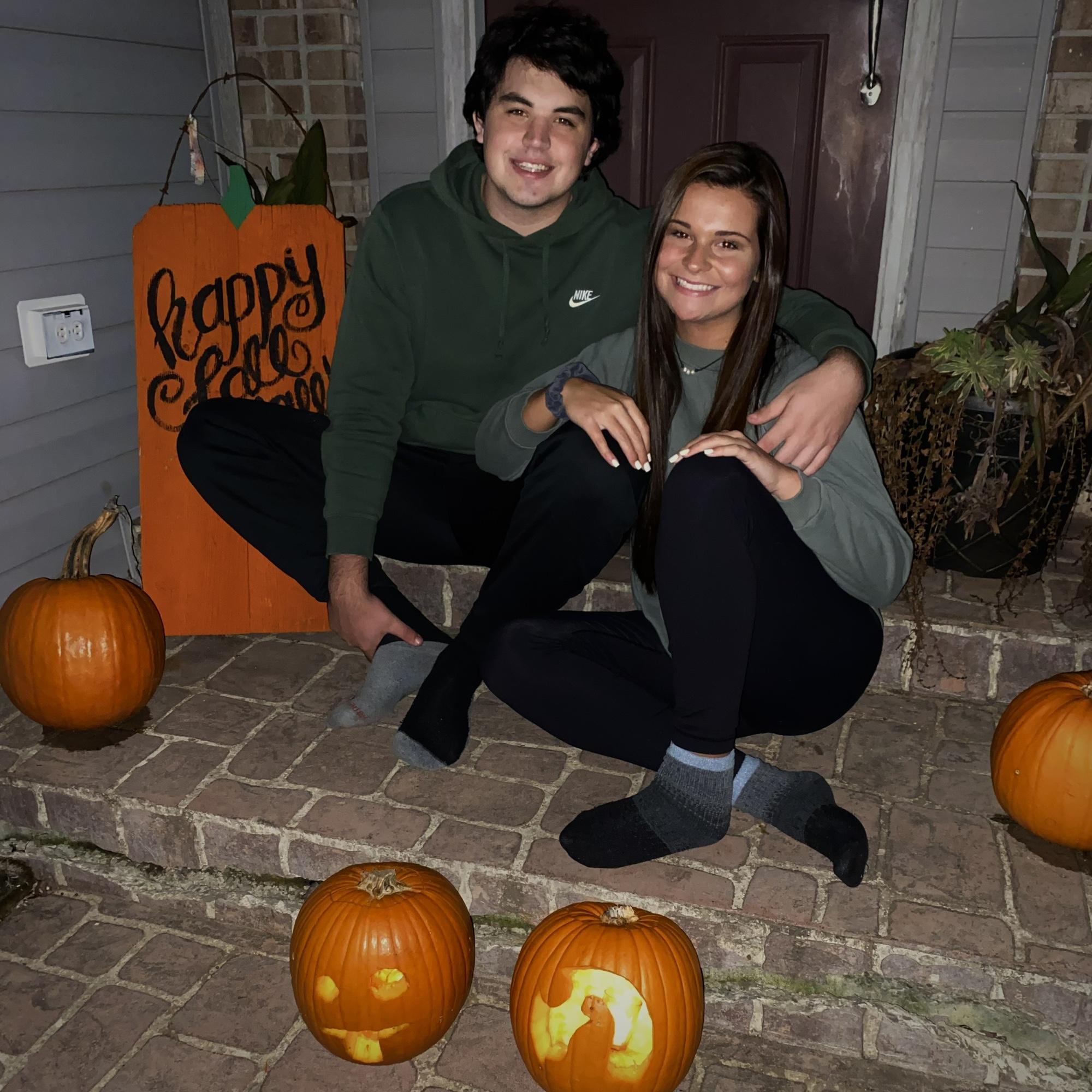 Pumpkin carving in 2020.