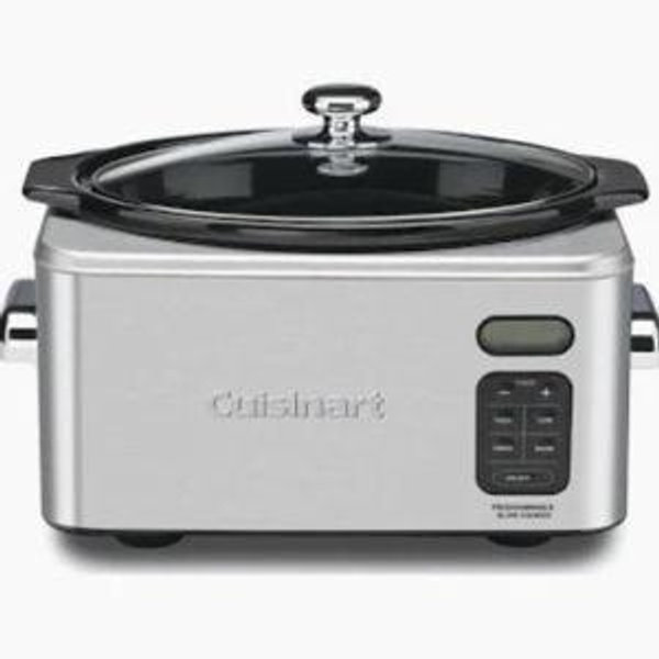 Cuisinart PSC-650 Stainless Steel 6-1/2-Quart Programmable Slow Cooker (Silver)