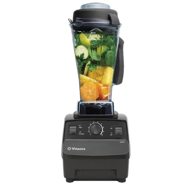 Vitamix 5200 Blender, Professional-Grade, Container, Self-Cleaning 64 oz, Black/Grey