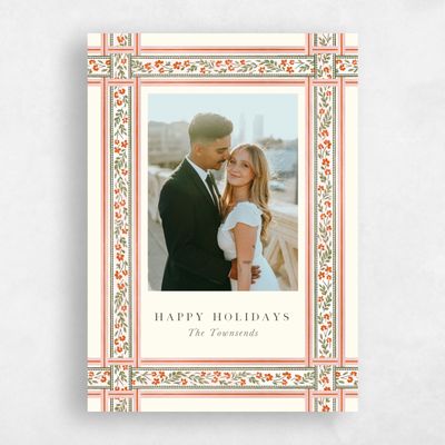 Multi-Colored Holiday Card - Kinsale Portrait