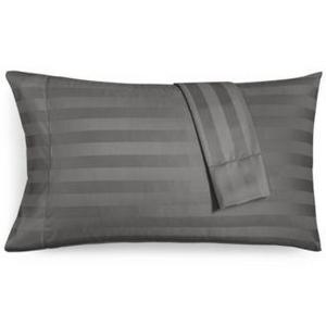 Charter Club - Stripe Standard Pillowcase Set, 550 Thread Count 100% Supima Cotton, Created for Macy's